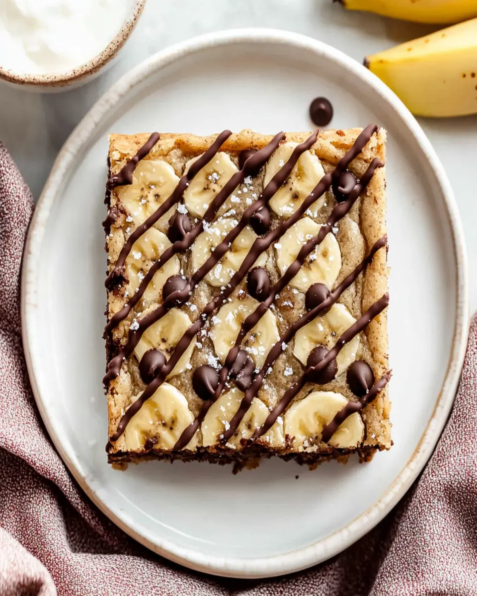 Favorite Banana Blondies First Image First Image
