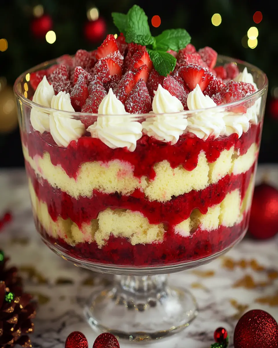 Christmas Trifle Dessert First Image First Image