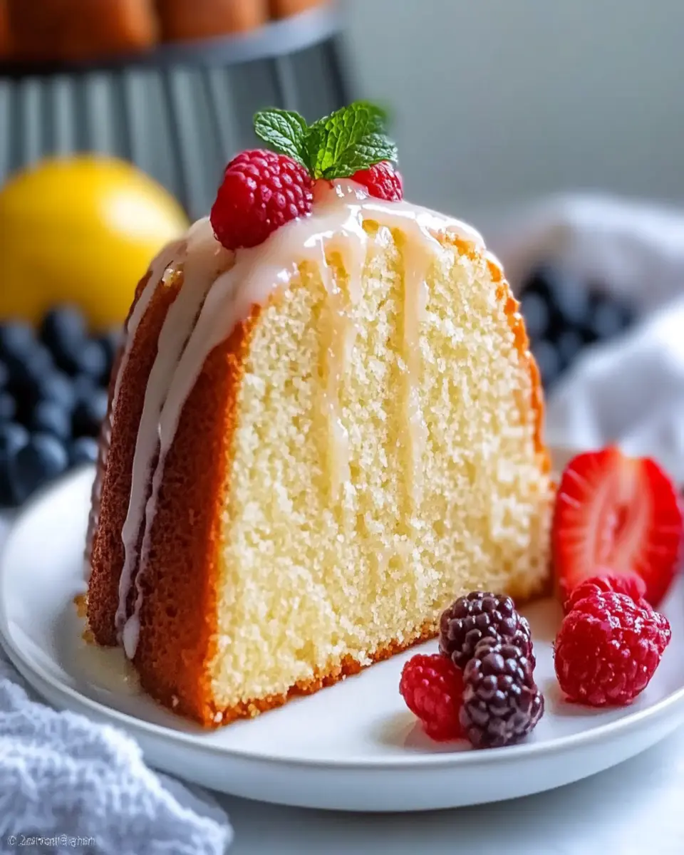 Sour Cream Pound Cake Recipe First Image First Image