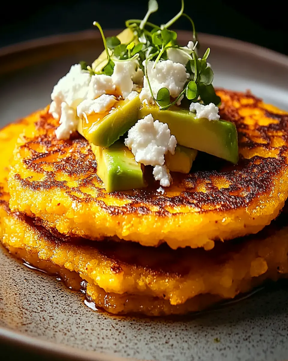 Venezuelan Cachapas (Corn Pancakes) First Image First Image
