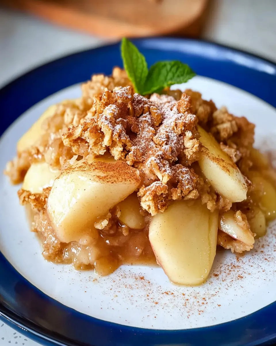 Sugar-Free Apple Crisp (Crunchy Topping) First Image First Image