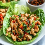 Thai Chicken Lettuce Wraps – Quick and Easy Dinner First Image First Image