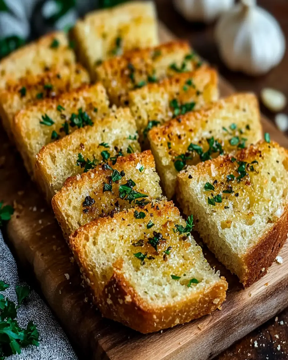 Crusty Garlic Bread First Image First Image