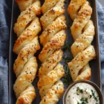 Puff Pastry Cheese Straws with White Cheddar & Black Pepper First Image First Image