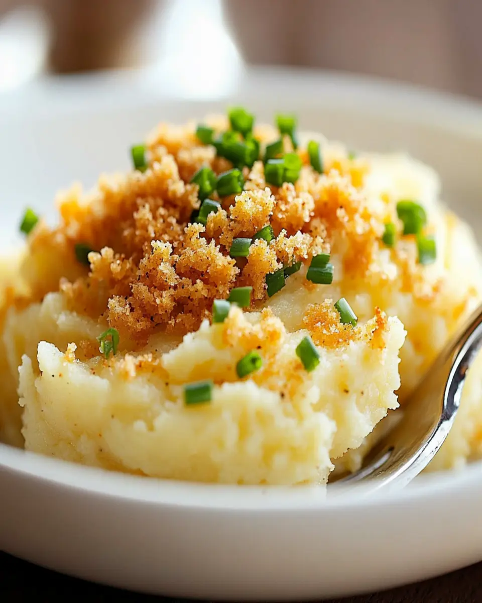 Triple Mash with Horseradish Bread Crumbs First Image First Image