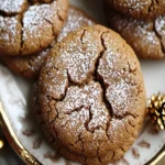 Irresistible Spiced Molasses Crinkle Cookies Recipe First Image First Image