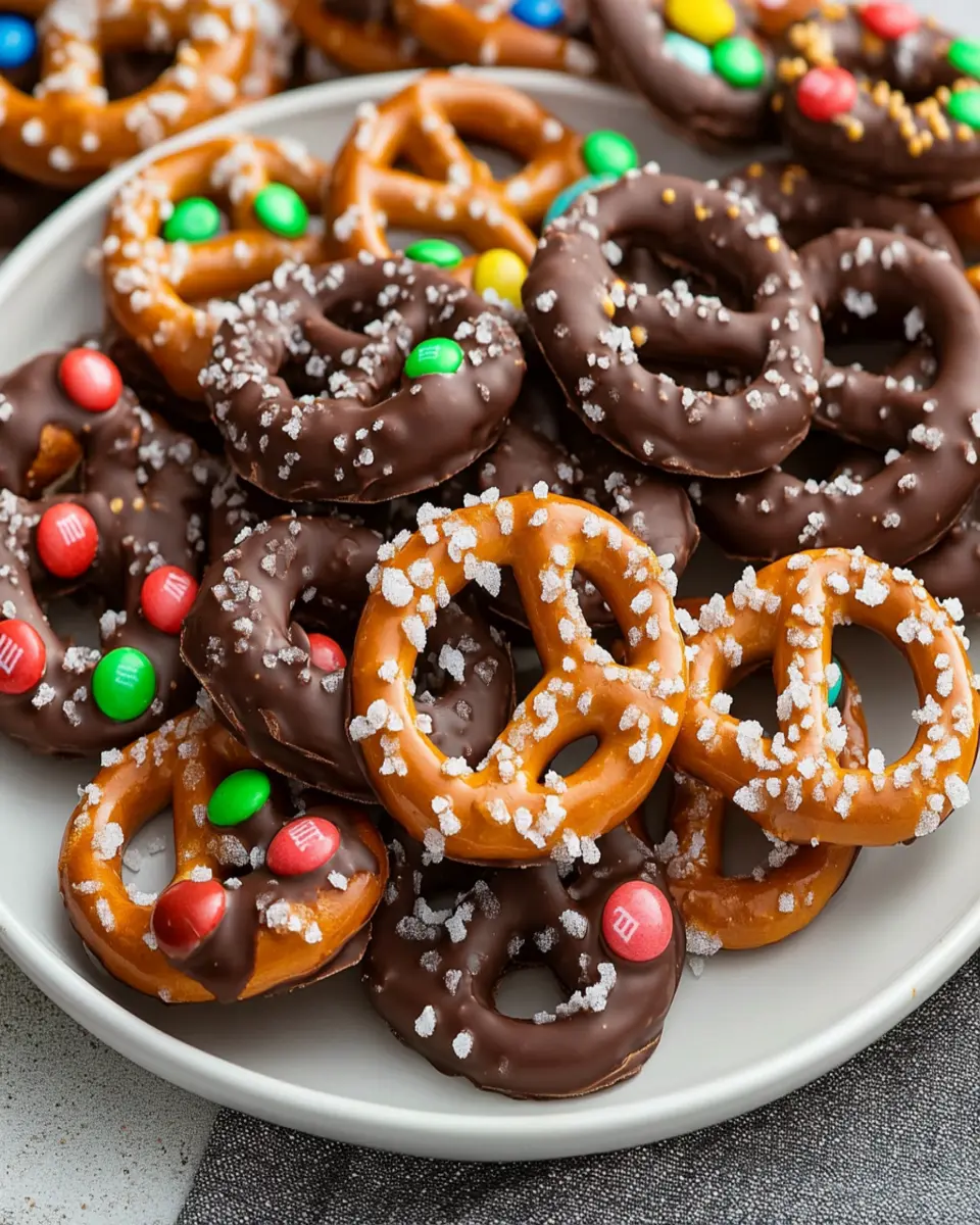 Chocolate Covered Pretzels First Image First Image