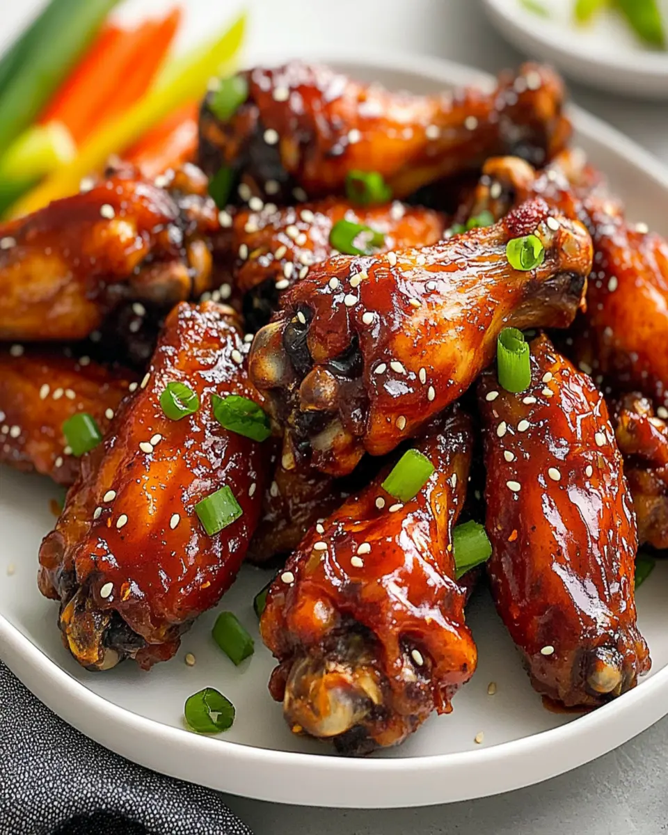 Irresistible Gochujang Glazed Wings Recipe – Sweet & Spicy! First Image First Image