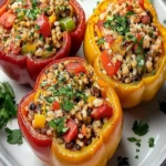 Savory Slow Cooker Stuffed Bell Peppers Recipe Delight First Image First Image