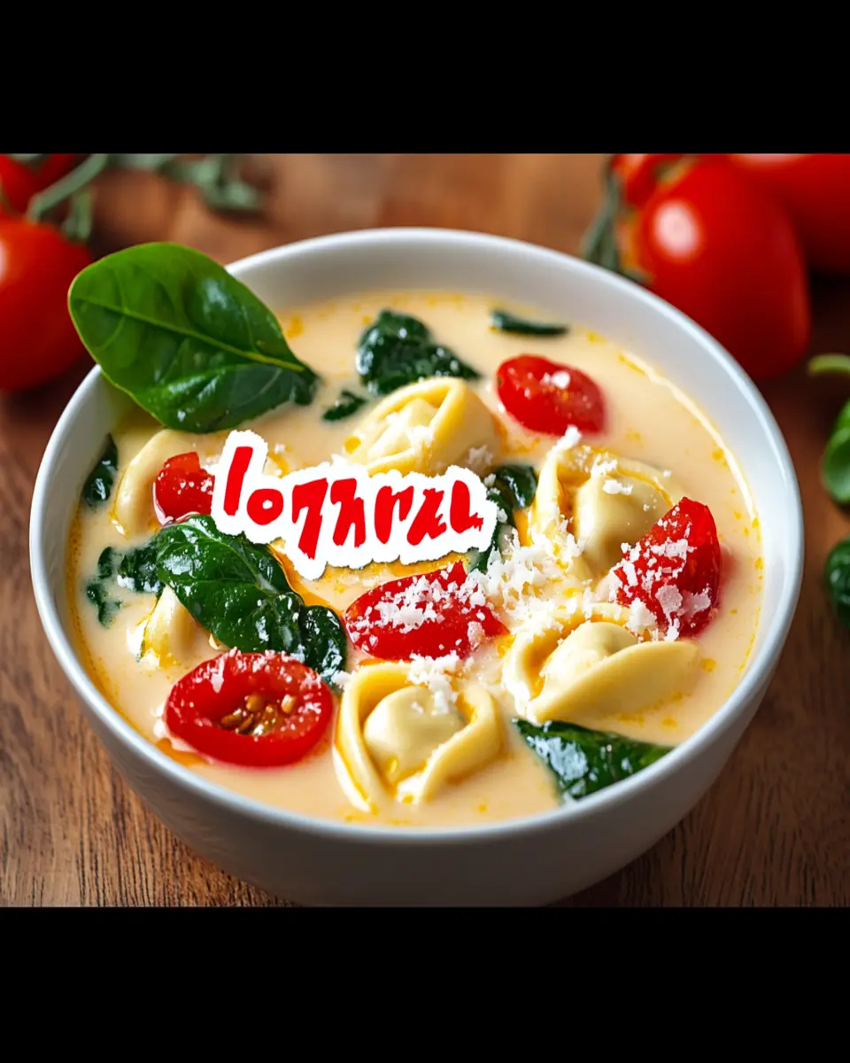 Cheese Tortellini Soup Recipe First Image First Image