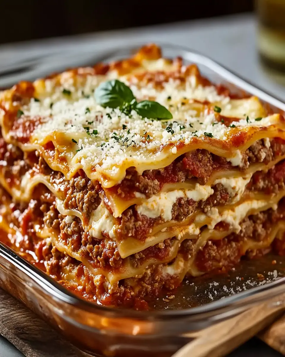 Ultimate Beef Lasagna: An Amazing 5-Layer Recipe First Image First Image