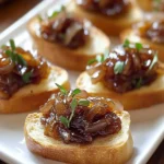 Indulge in Caramelized Onion Jam Crostini Delight First Image First Image