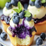 Blueberry Lime Cheesecake Cupcakes – Fresh, Creamy & Zesty Mini Desserts First Image First Image