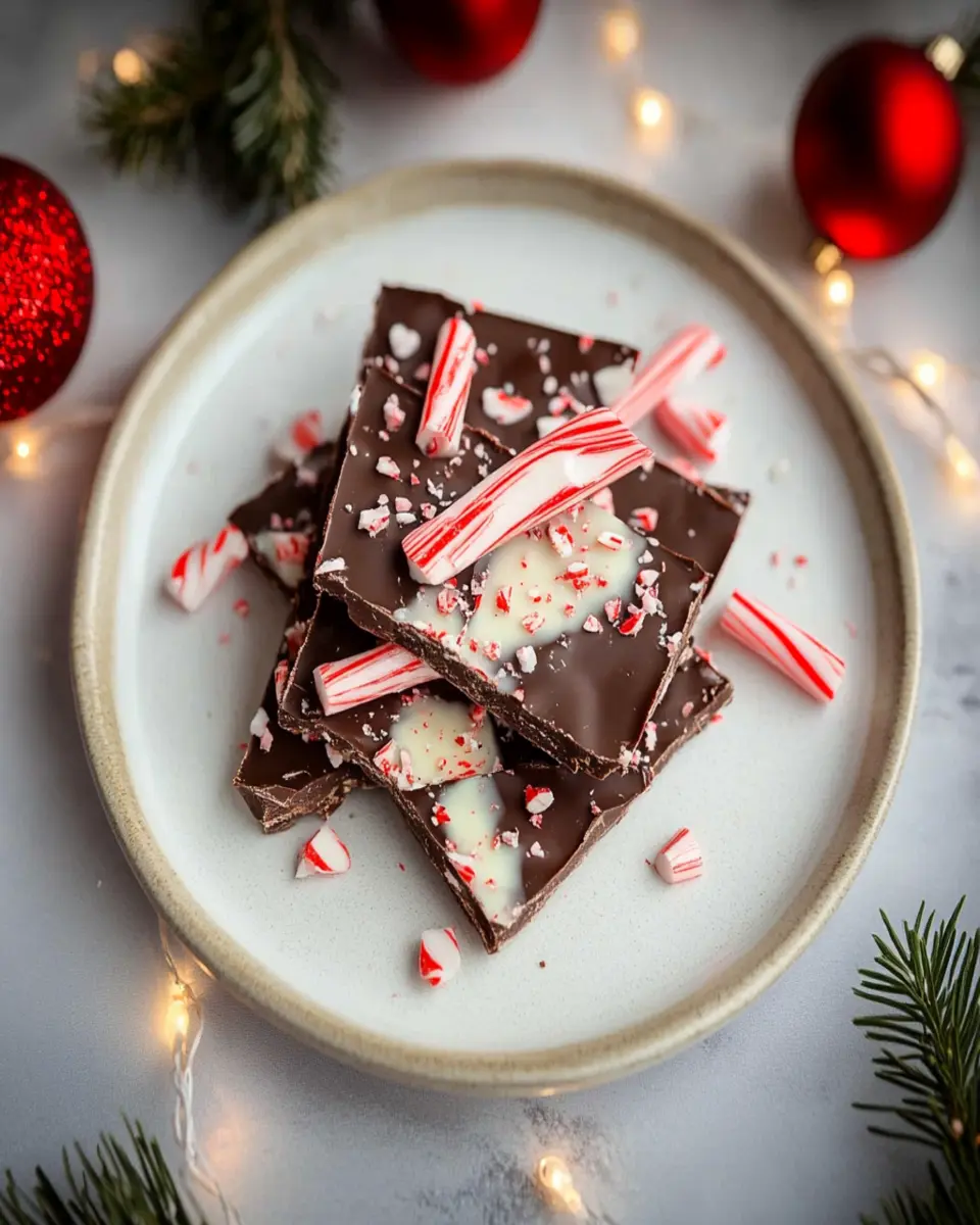 Homemade Peppermint Bark First Image First Image