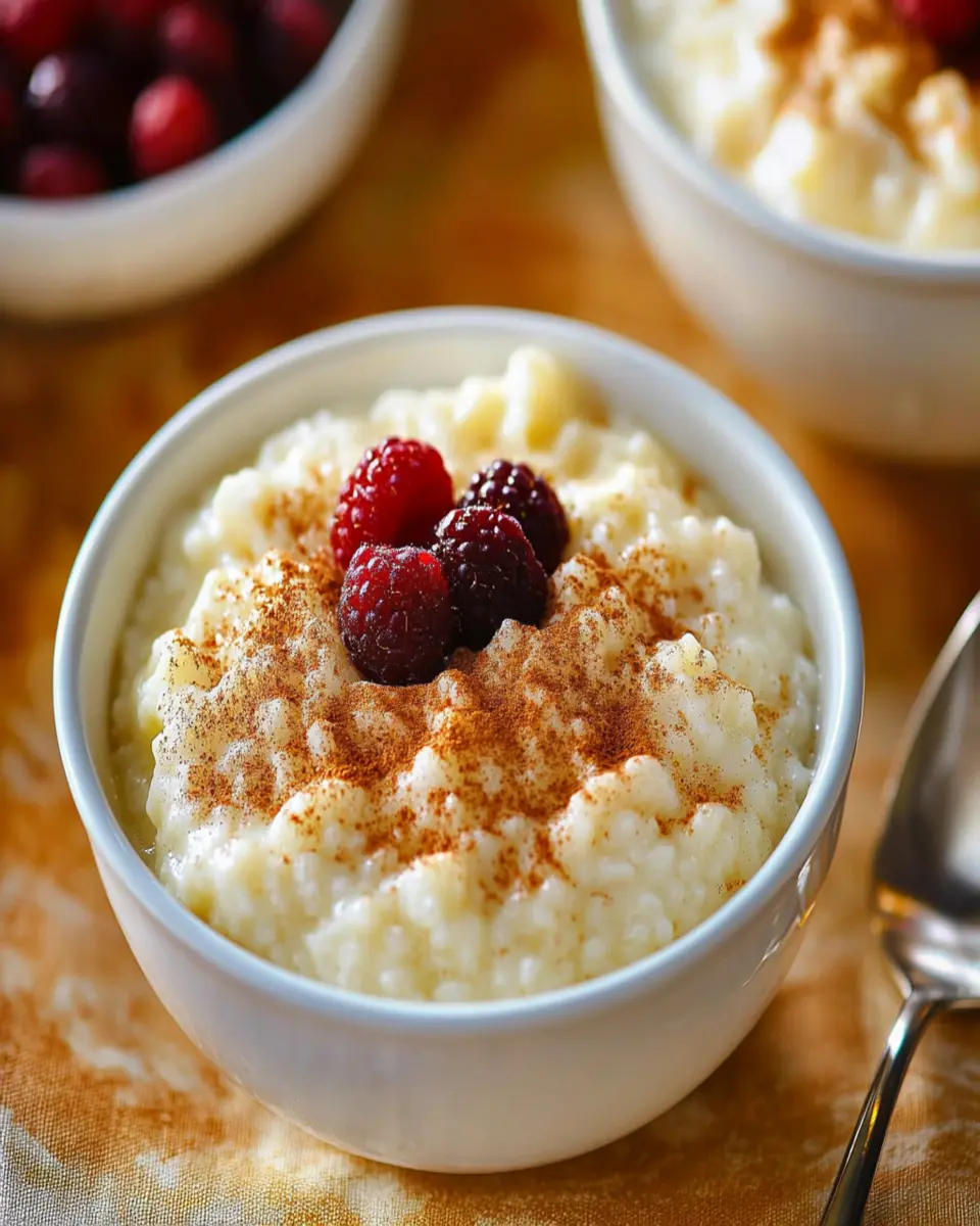 Easy Rice Pudding First Image First Image