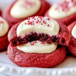 Irresistible Red Velvet Cookies with Cream Cheese Frosting First Image First Image