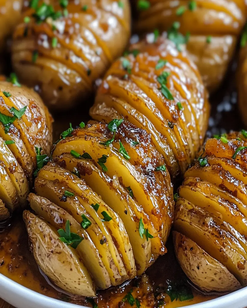 Irresistible Brown Butter Hasselback Potatoes Recipe First Image First Image