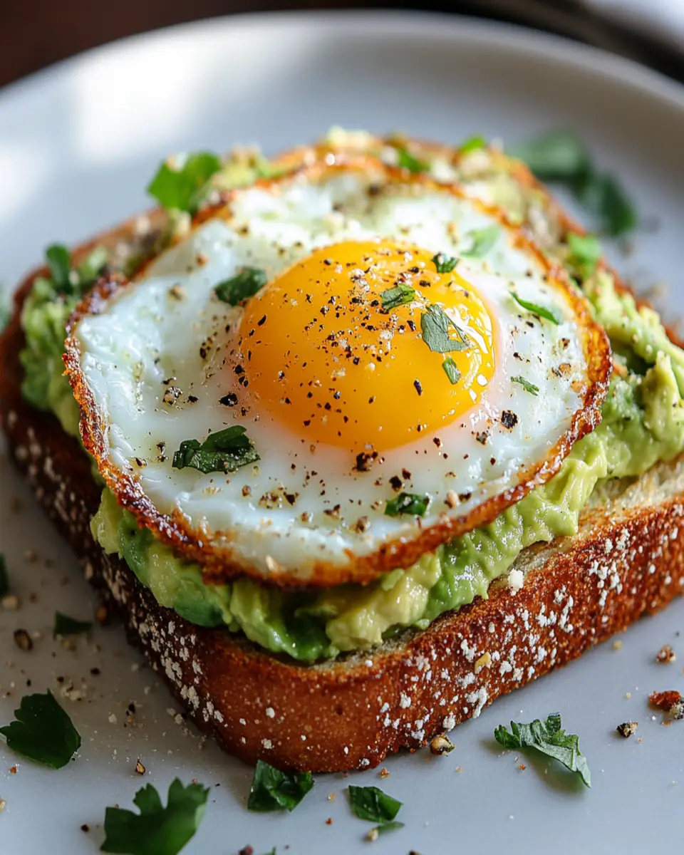 Crispy Parmesan Egg & Avocado Toast : Crunchy, Creamy, Totally Addictive First Image First Image