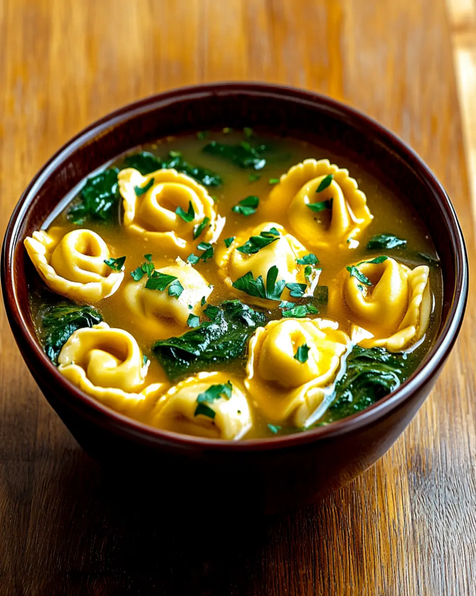 Spinach Tortellini Soup Recipe First Image First Image