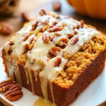 Irresistible Pumpkin Pecan Bread with Glaze Recipe First Image First Image