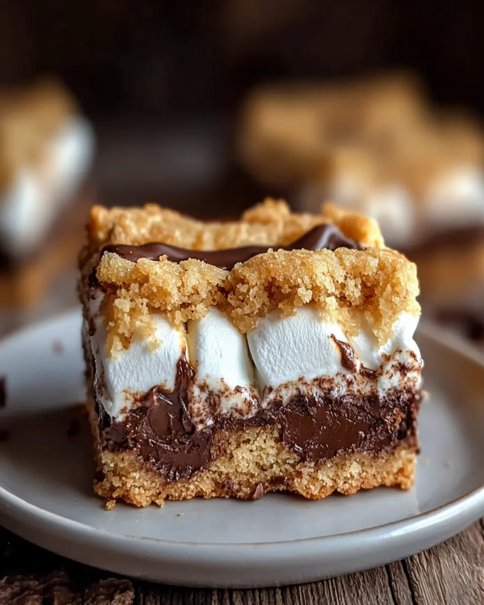 Irresistible Smores Cookie Bars First Image First Image
