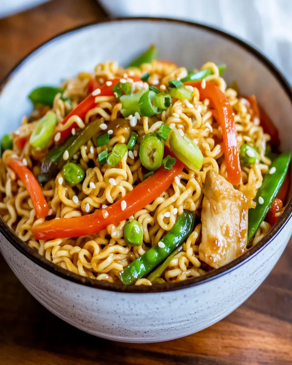 Ramen Noodle Stir Fry First Image First Image