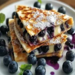 Blueberry Breakfast Quesadilla First Image First Image