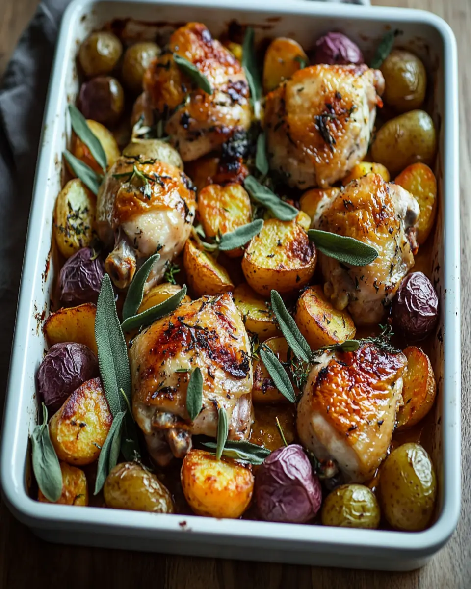 Chicken & Sage Traybake First Image First Image