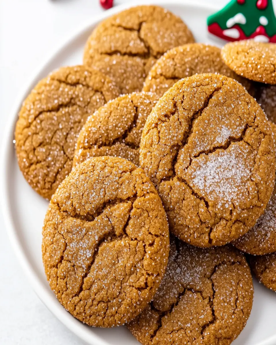 Gingersnap Cookies First Image First Image