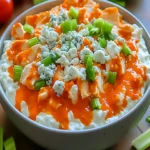 Bold and Creamy Buffalo Chicken Cottage Cheese Bowl Recipe First Image First Image