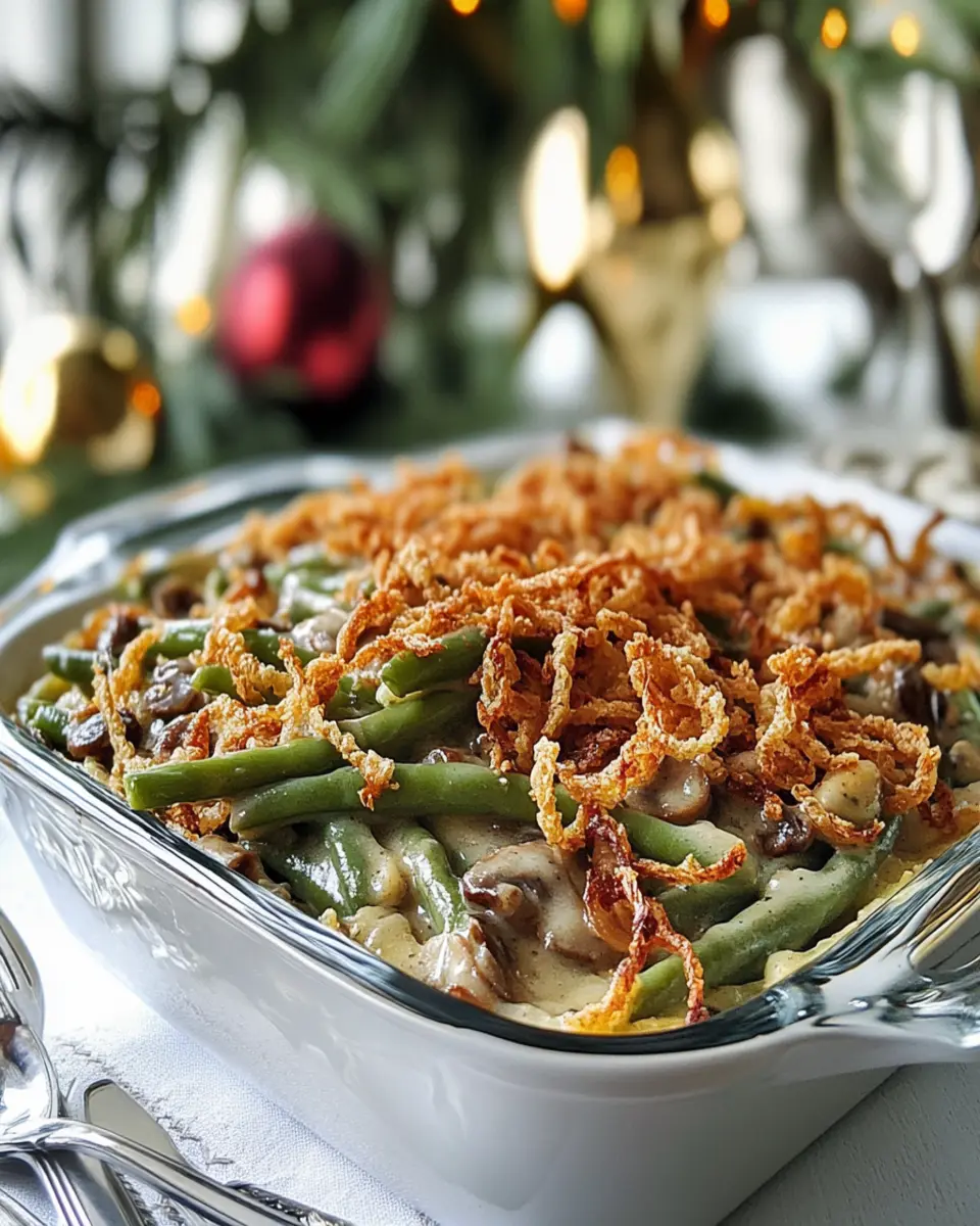 The Best Ever Green Bean Casserole Recipe You’ll Love First Image First Image