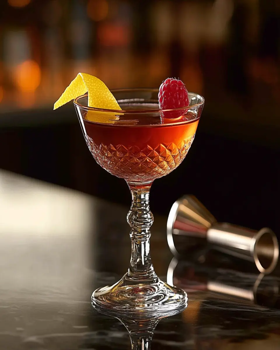 Chambord Sidecar: A Sophisticated Cocktail First Image First Image