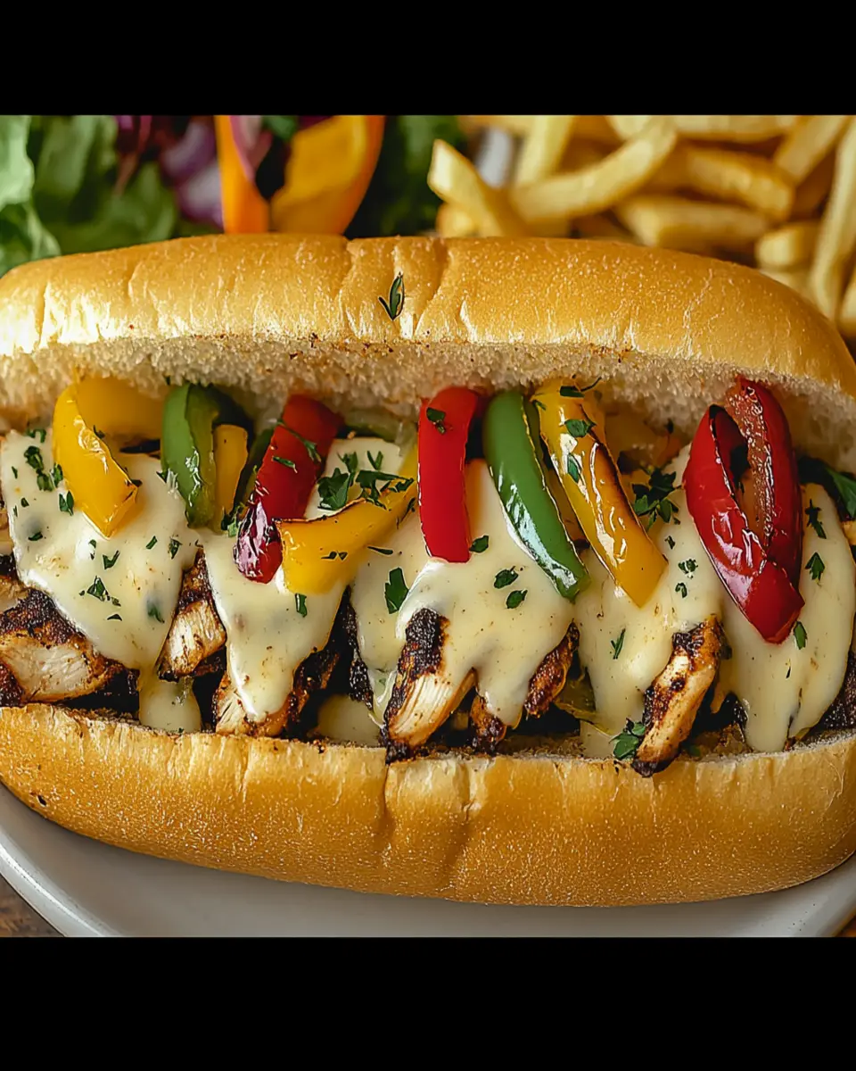 Easy Chicken Philly Cheese Steaks Recipe First Image First Image