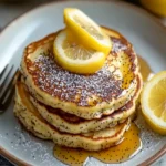 Lemon Pancakes With Poppy Seeds First Image First Image