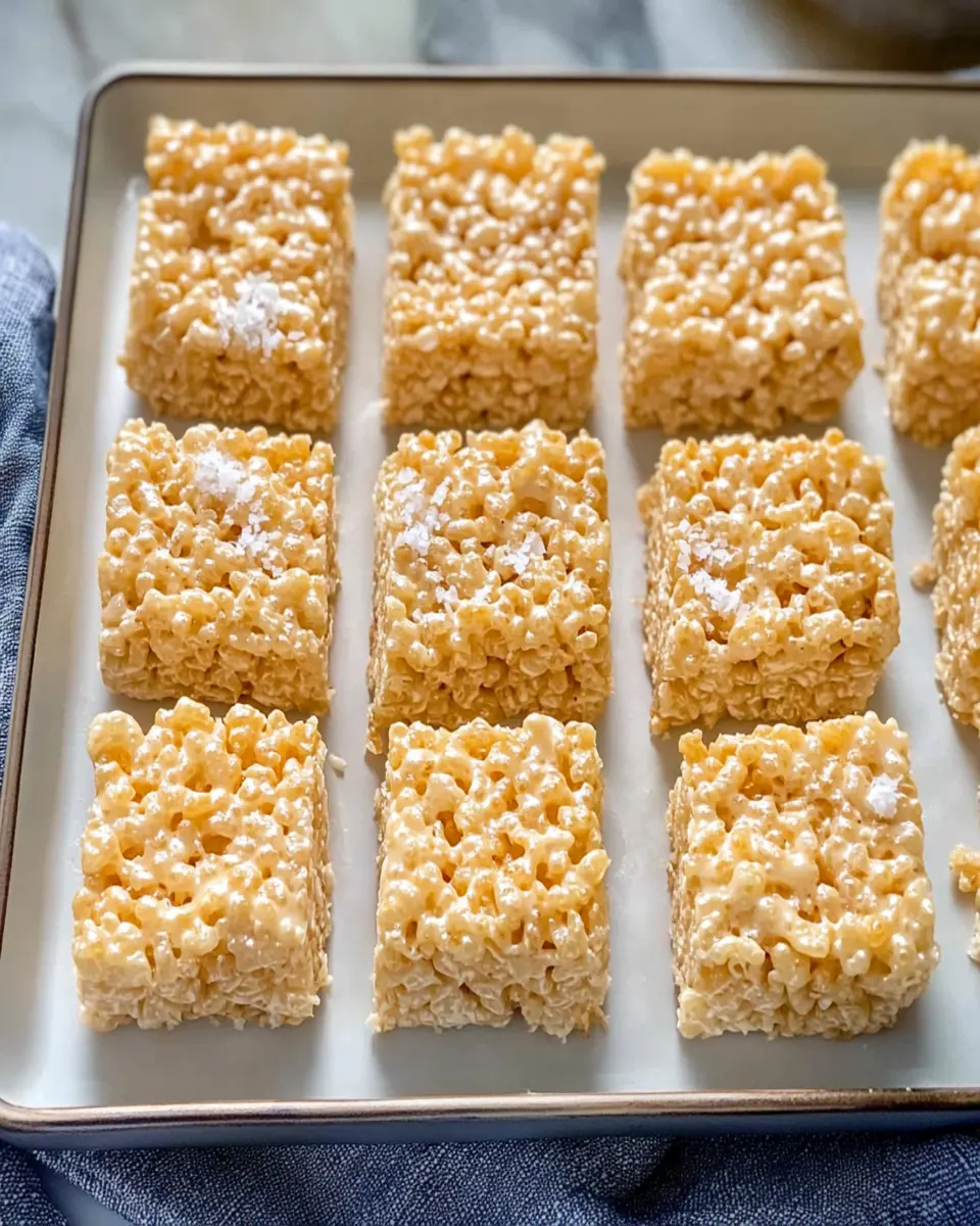 Brown Butter Rice Krispie Treats First Image First Image