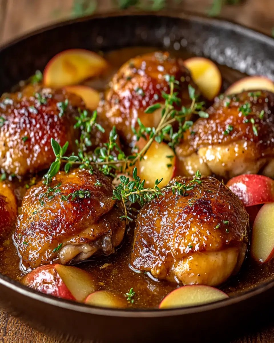 Skillet Apple Cider Chicken First Image First Image