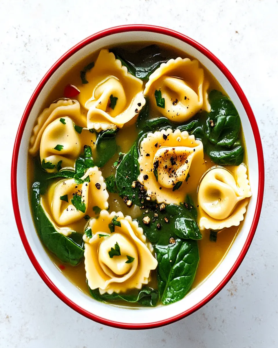 Spinach Tortellini Soup Recipe First Image First Image