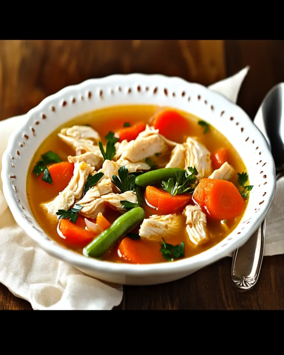 Chicken and Vegetable Soup Recipe First Image First Image