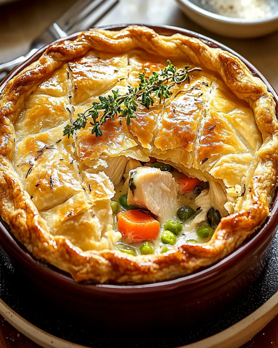 Delicious Herb Butter Chicken Pot Pie Recipe to Savor First Image First Image