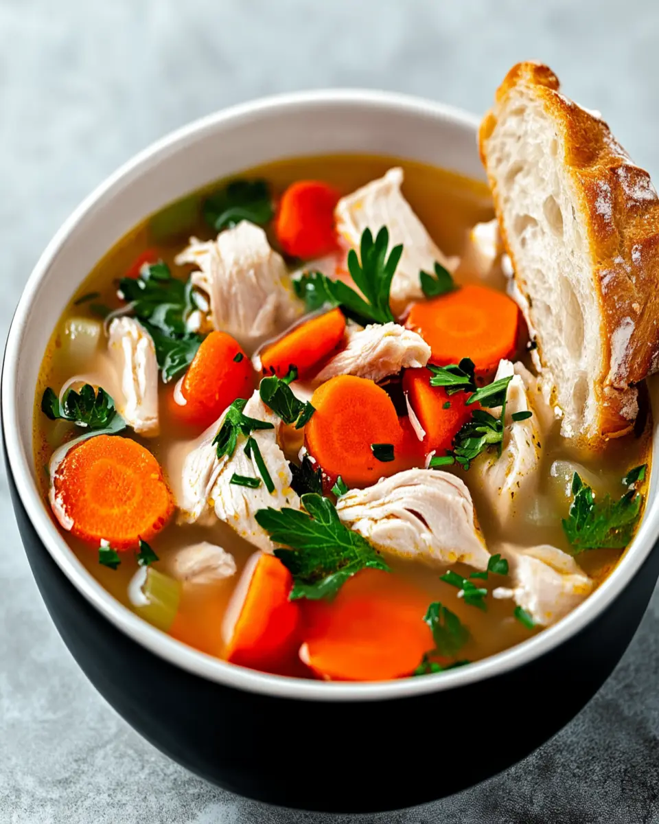 Chicken and Vegetable Soup Recipe First Image First Image