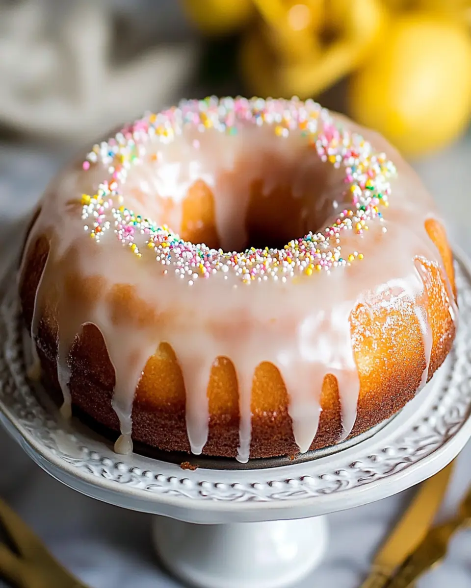 Irresistible Doughnut Cake with Spiced Glaze Party Dessert First Image First Image
