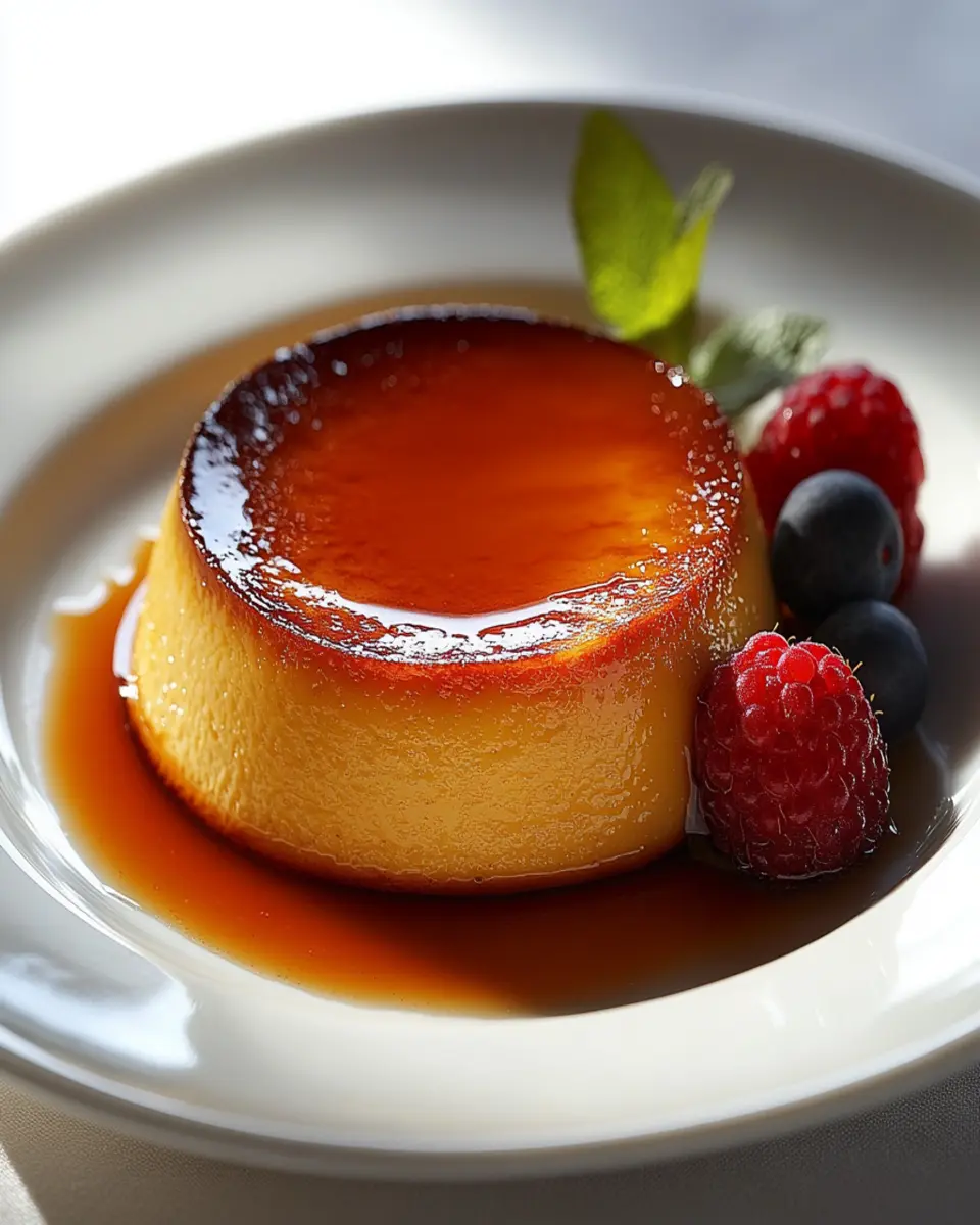 Spanish Flan First Image First Image