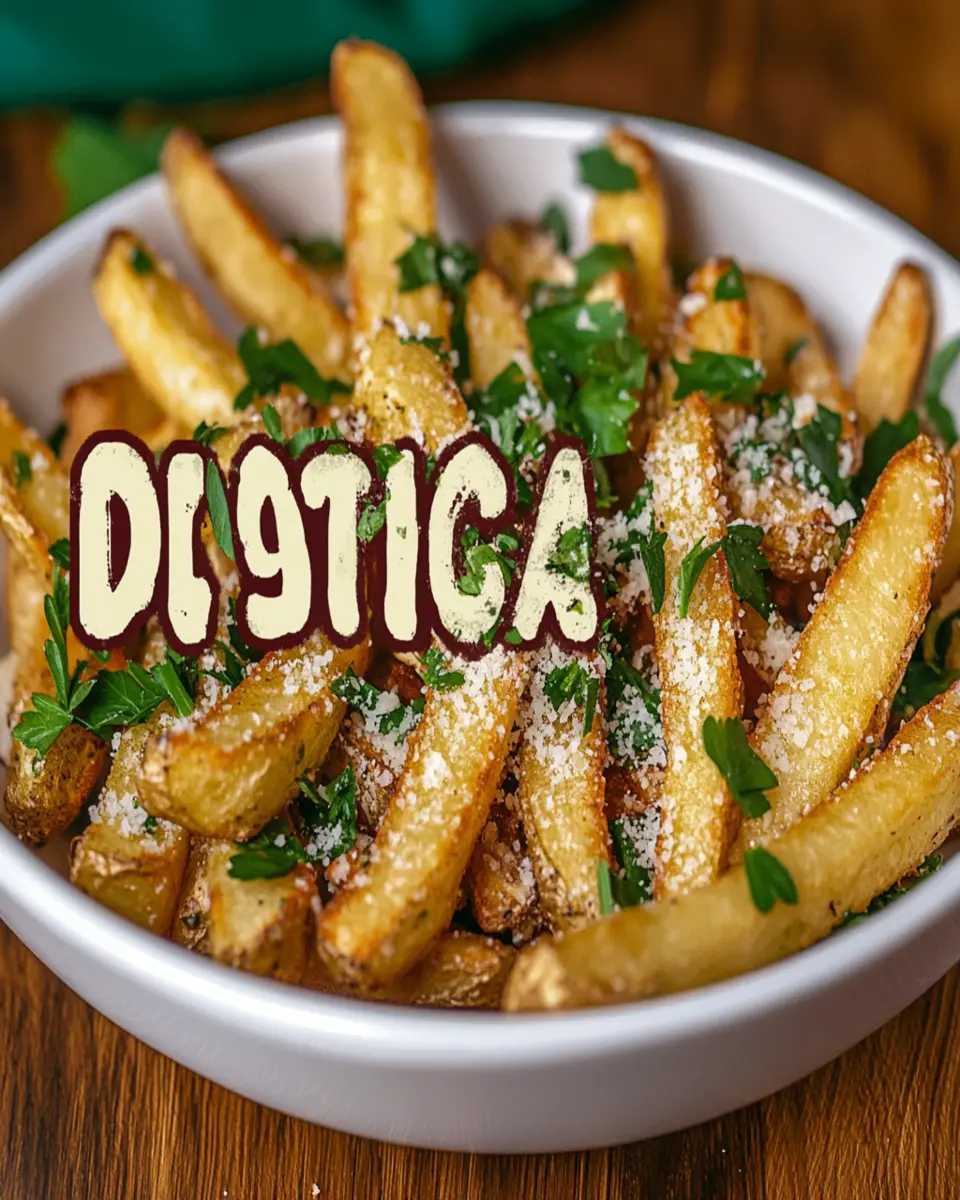 Air Fryer Garlic Parmesan Fries Recipe First Image First Image