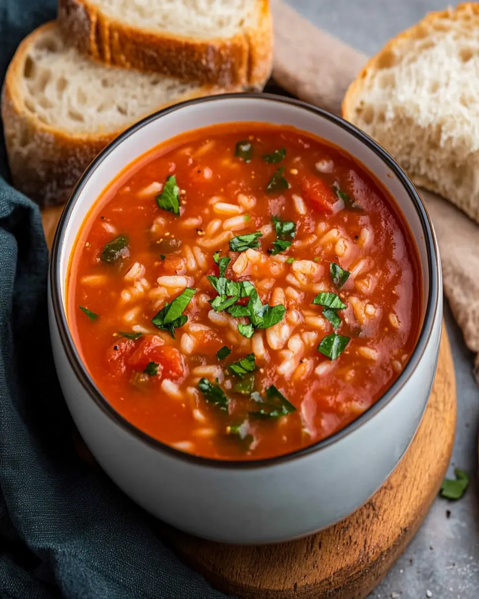 Tomato Rice Soup First Image First Image