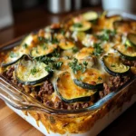 Hearty Ground Beef & Zucchini Casserole Recipe Delight First Image First Image