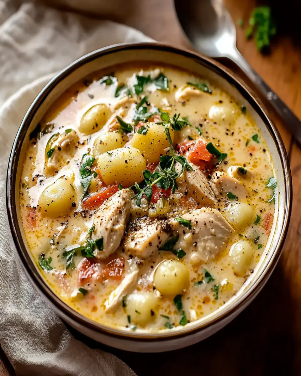 Italian Chicken Gnocchi Soup First Image First Image