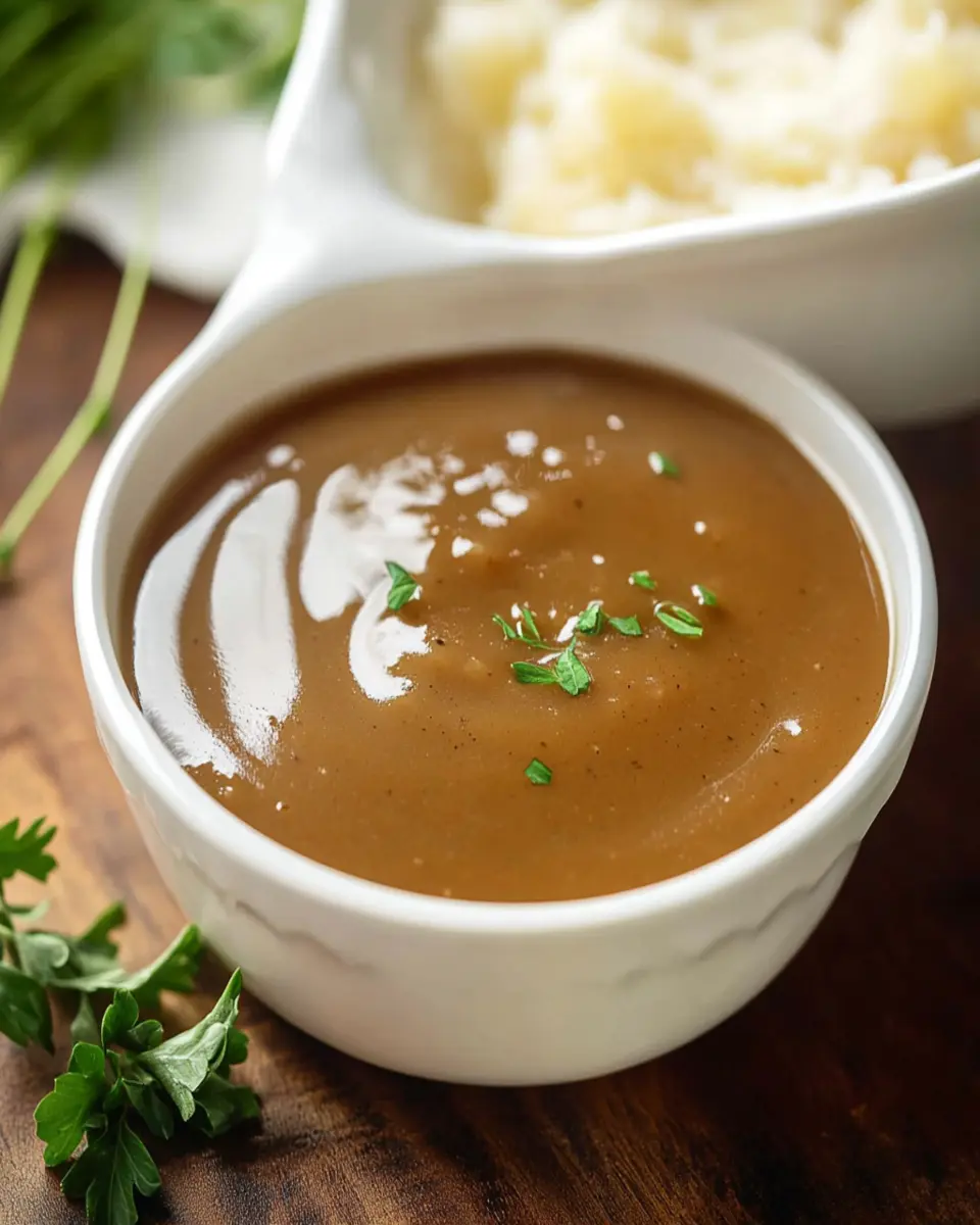 Brown Gravy (No Drippings Needed) First Image First Image