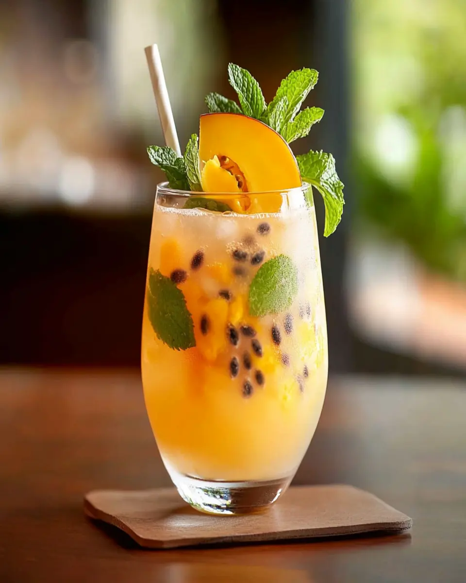 Mango Passion Fruit Mocktail First Image First Image