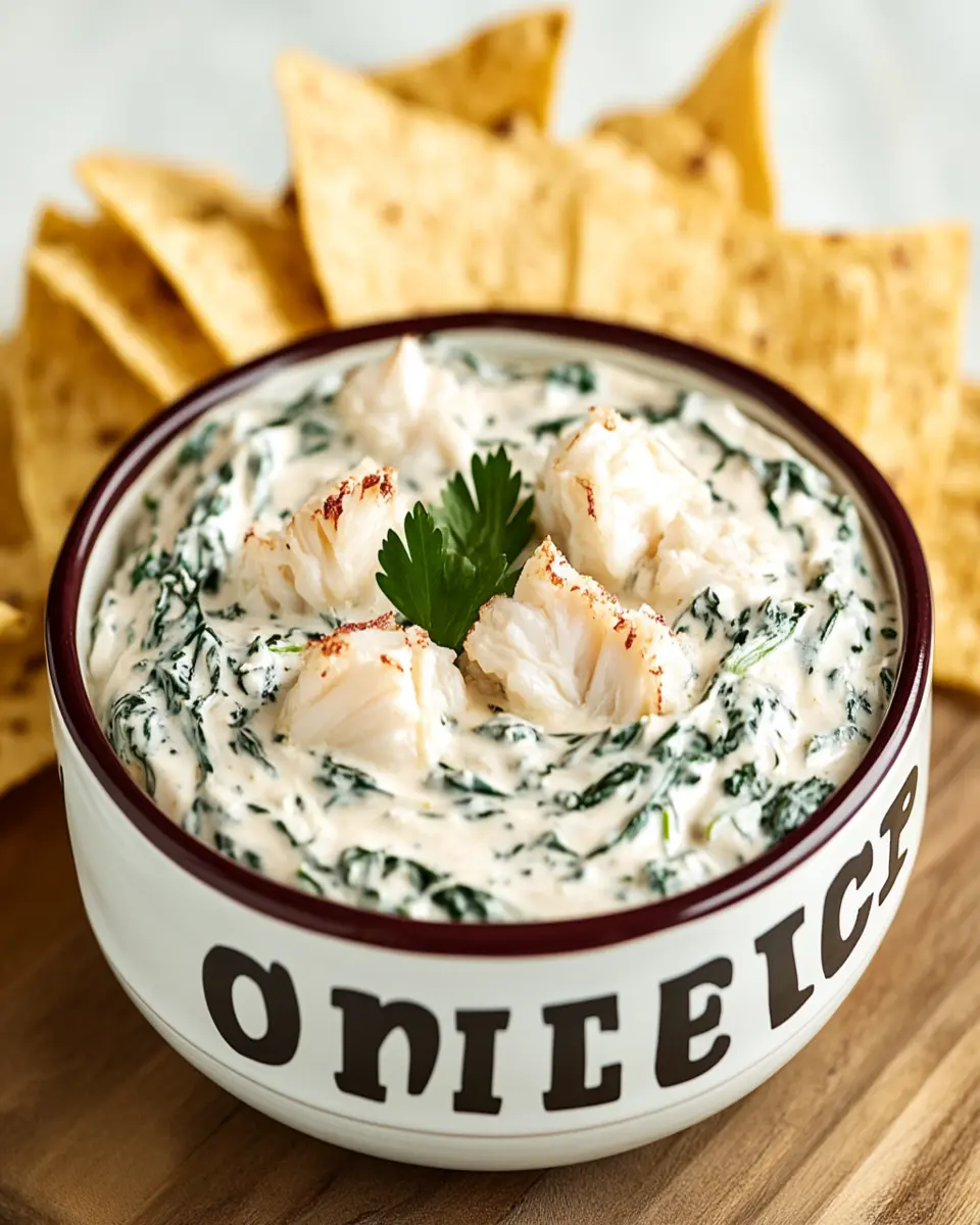 Super Bowl Hot Spinach and Crab Dip Recipe First Image First Image