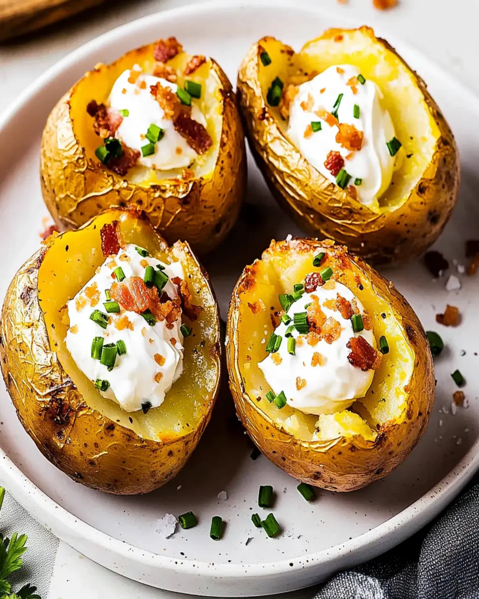 Air Fryer Baked Potatoes First Image First Image